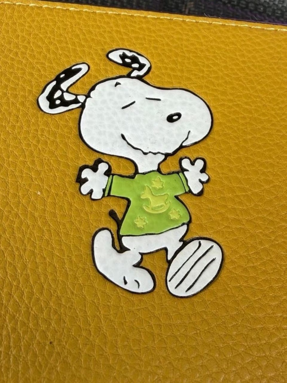 COACH x PEANUTS Small Zip Around Wallet Signature Snoopy CE869 NWOT - Picture 3 of 6